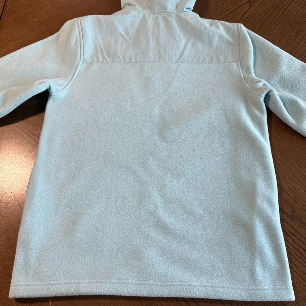 The North Face Lightweight Soft Fleece Full Zip Hooded Jacket Blue Youth XL‎